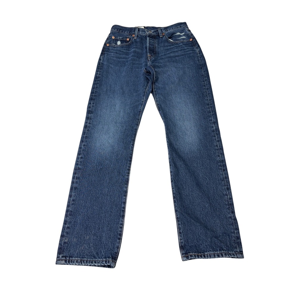 NWT Levis Premium Big E 501 Original High Rise Straight Leg Jeans Womens‎ 27x30